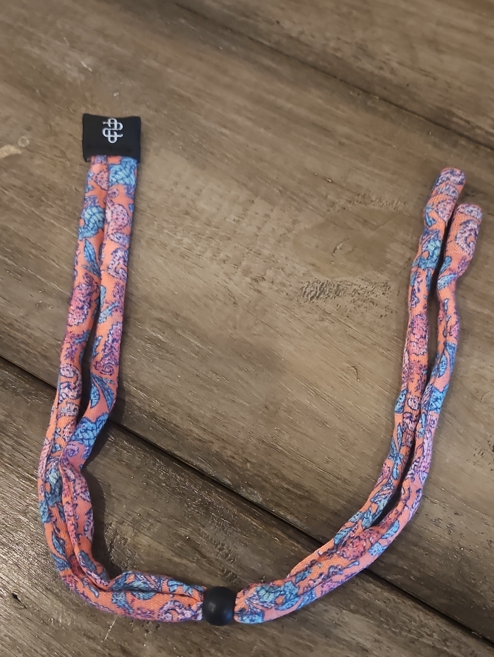 Simply Southern Patterned Pink & Blue Fabric Eyeglass Holder